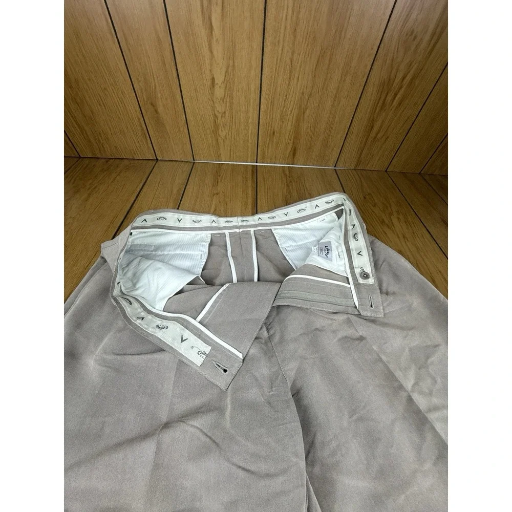 Callaway Straight Leg Performance Golf Pants‎ Tan Beige Mens 36x30